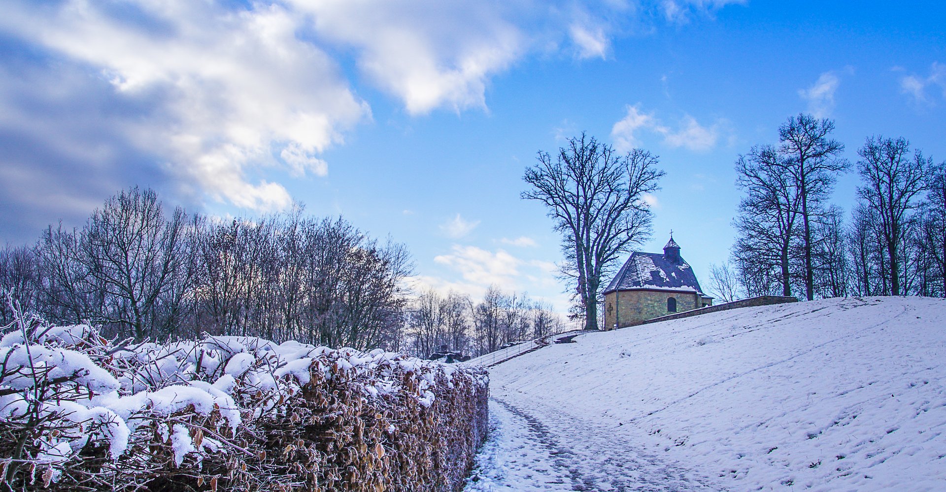Winterlandschaft im Sankt Wendeler Land